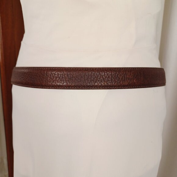 ORVIS Full Grain Bison Leather Belt, Men's/Unisex Size 38 - Picture 4 of 10